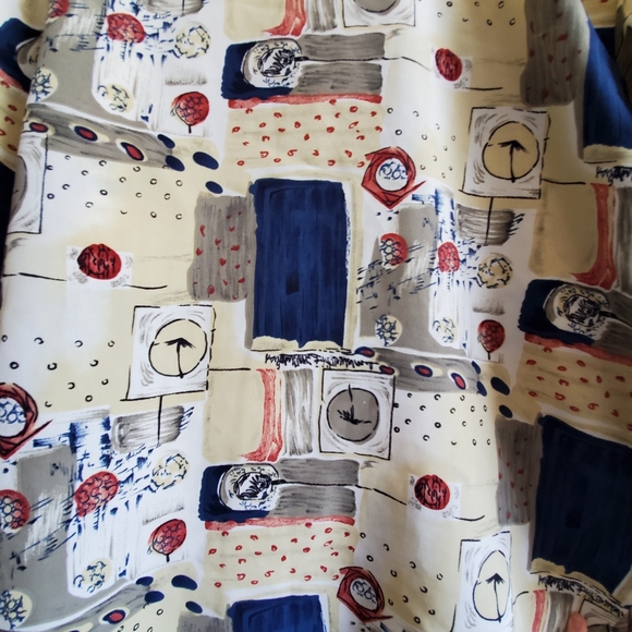 Vintage Printed Pattern Shirt - Large - Picture 5 of 6